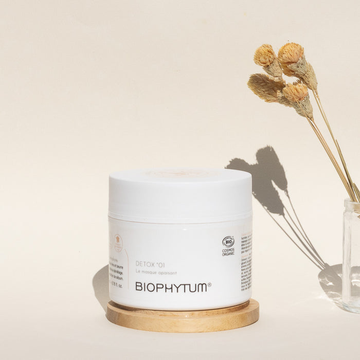 Le masque Apaisant pour cheveux sensibles - 200 ml - DETOX 01 - BIOPHYTUM