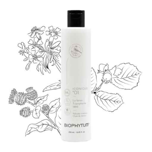 La Lotion Triomphante 1883.  Traiter · Apaiser · Densifier