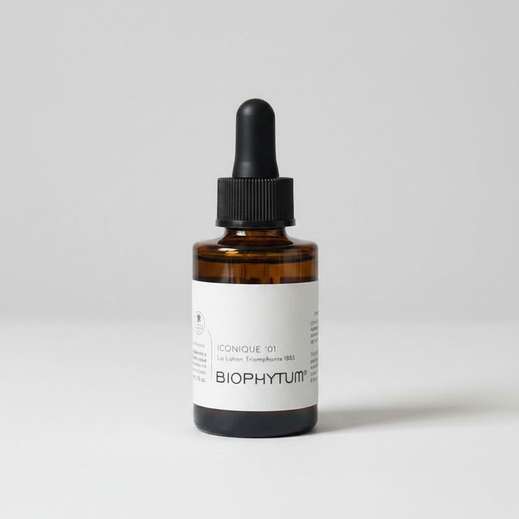 La Lotion Triomphante 1883.  Traiter · Apaiser · Densifier