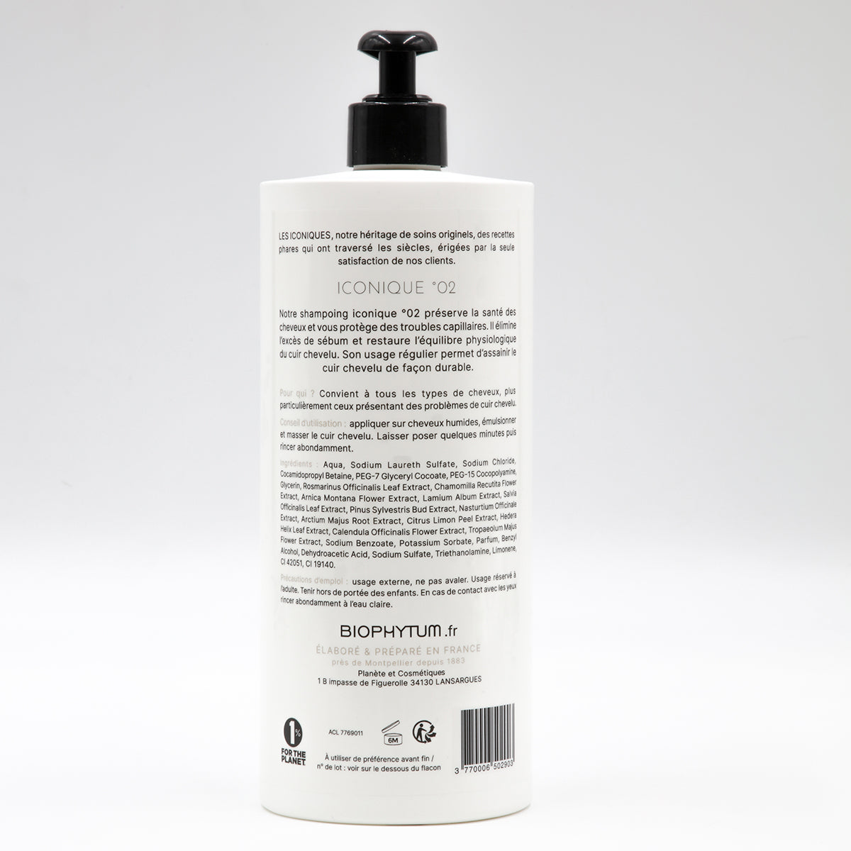 Shampooing aux 12 Plantes  Grand Format 1L