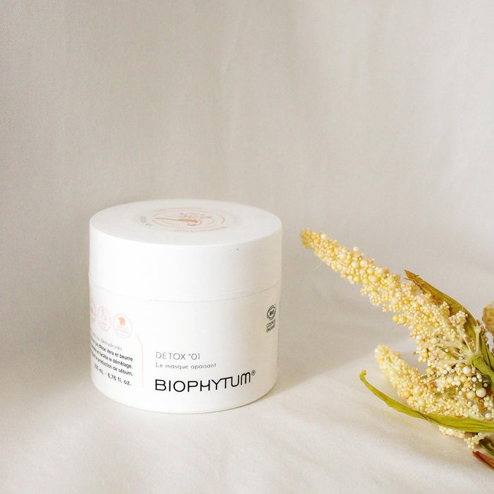 Le masque Apaisant pour cheveux sensibles - 200 ml  - DETOX 01 - BIOPHYTUM